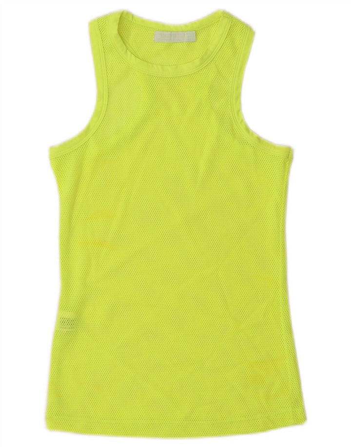 Zara Damevest Top UK 12 Medium Grøn Polyamid
