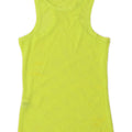 Zara Damevest Top UK 12 Medium Grøn Polyamid
