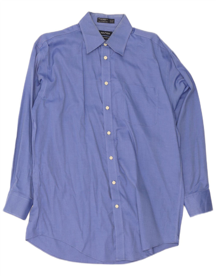 Nautica Herreskjorte str. 15 1/2 Medium Blue Cotton