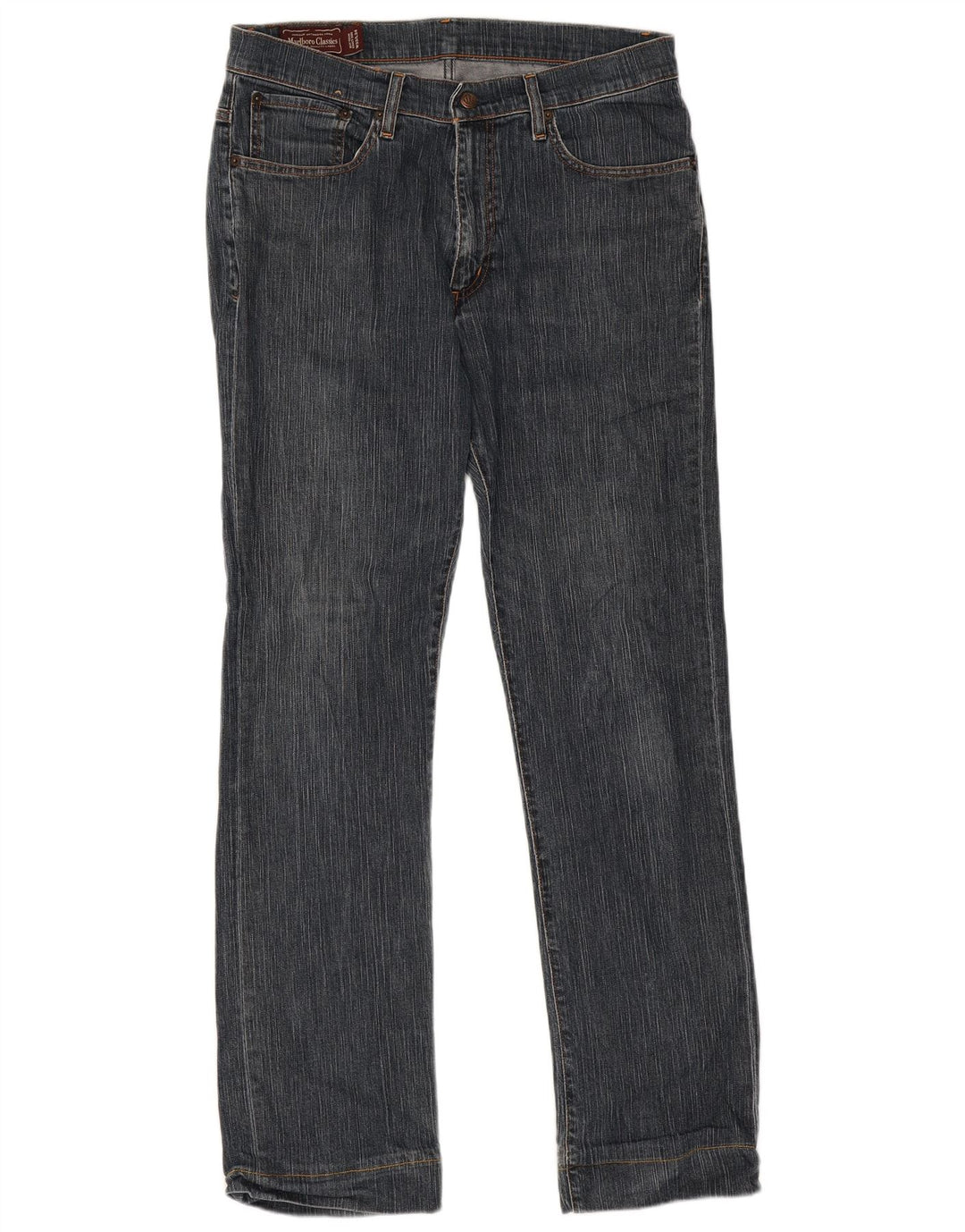 Marlboro Classics Straight Jeans til mænd W33 L31 Blå Bomuld