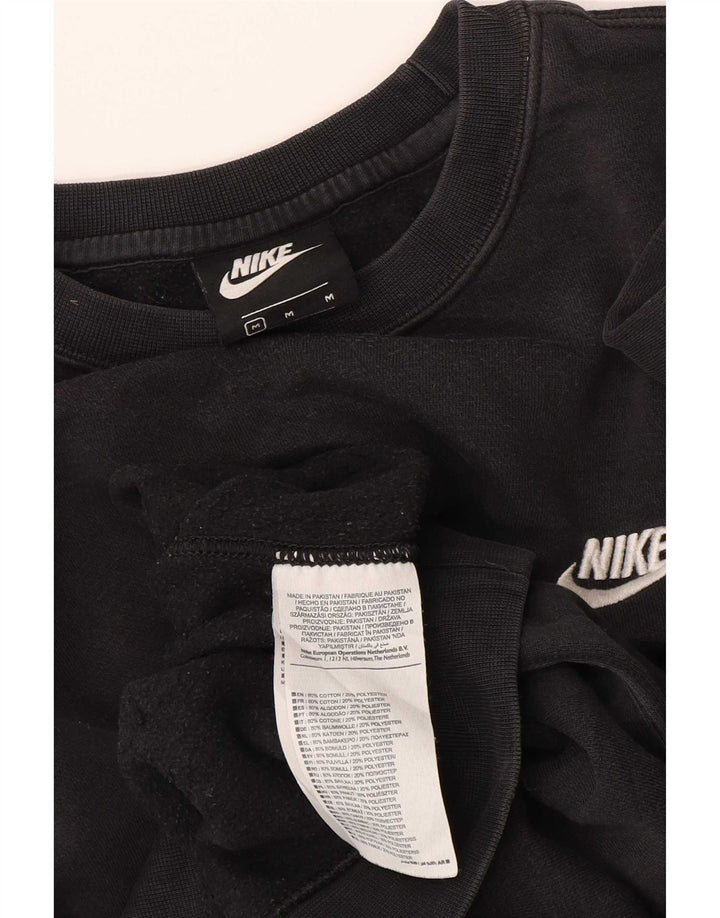 Nike Herre sweatshirt Jumper Medium Sort Bomuld