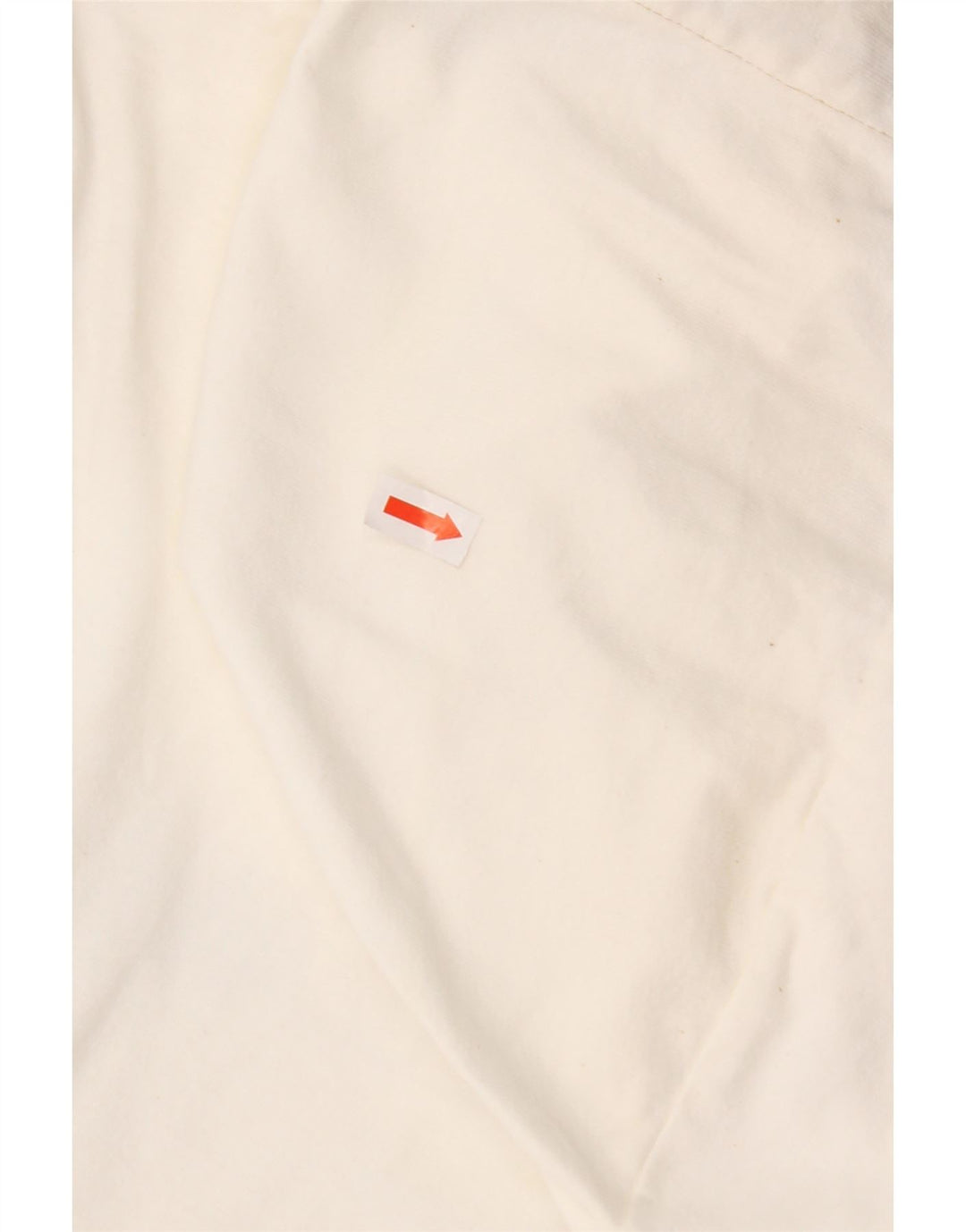 REPLAY Dame Hooded Grafisk Top Langærmet UK 14 Large White Bomuld