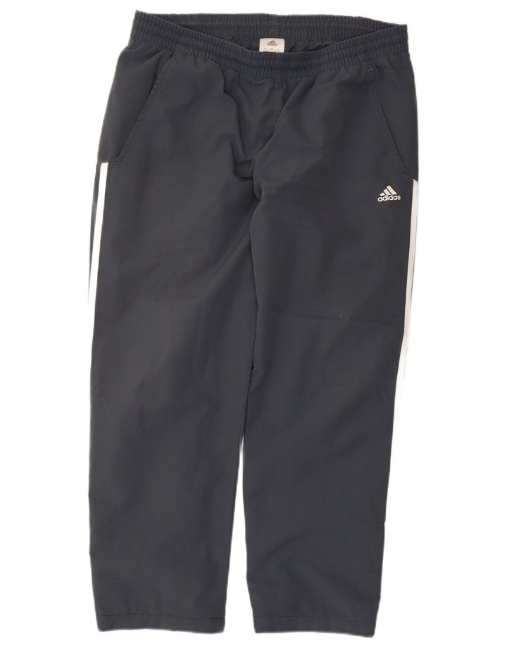 Adidas Træningsdragtsbukser til mænd UK 42/44 Large Grå Polyester