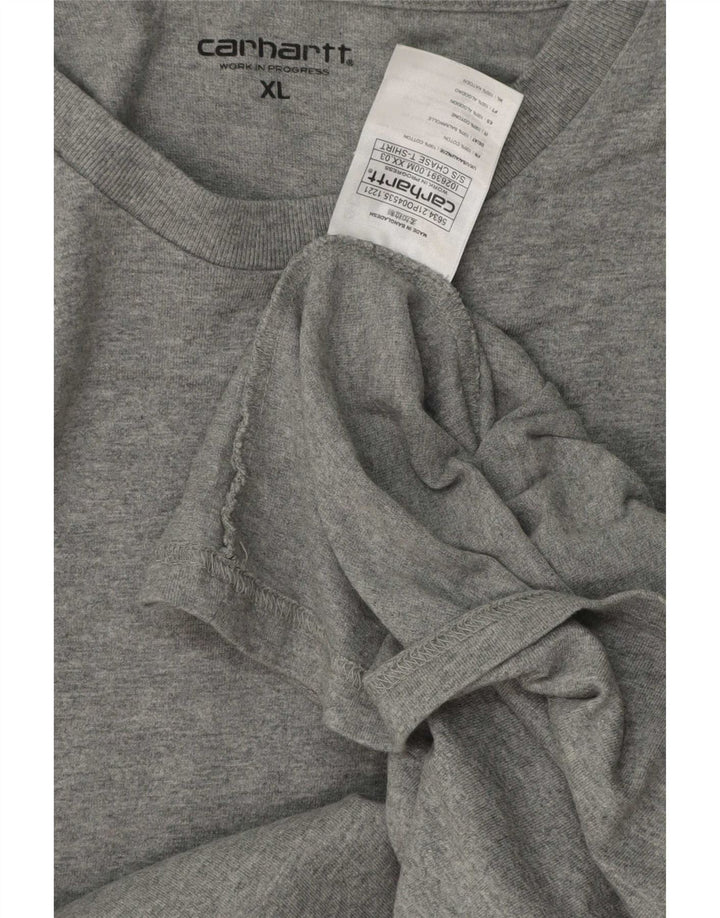 Carhartt Herre T-Shirt Top XL Grå Bomuld