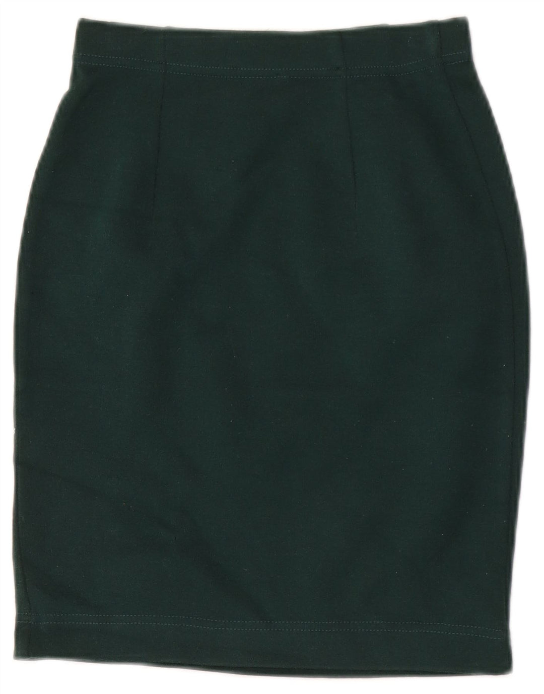 Vintage blyantnederdel til kvinder IT 40 Small W32 Grøn uld