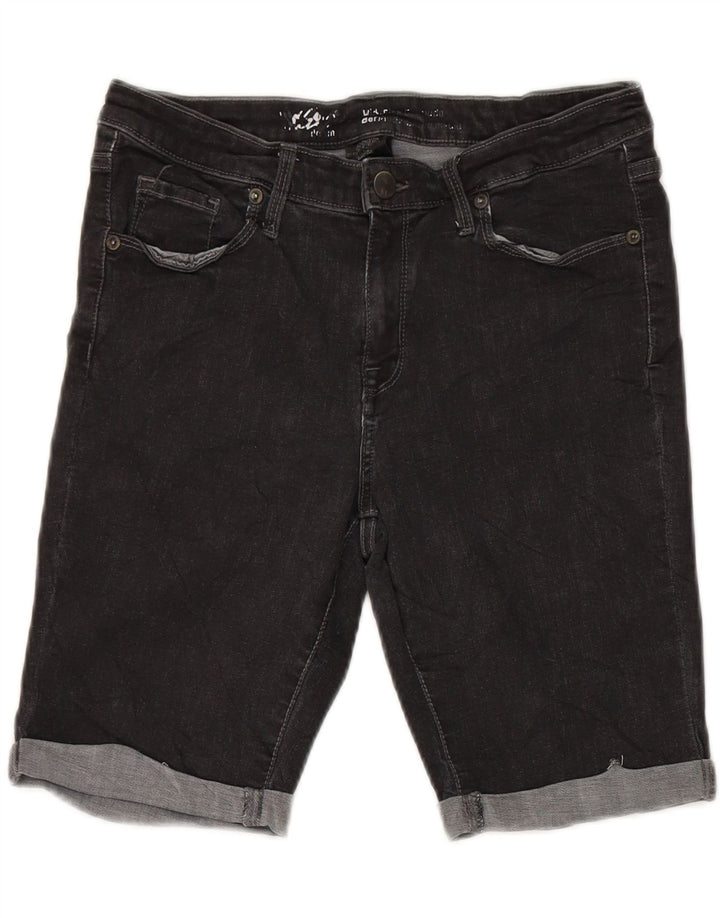 MOSSIMO Womens Denim Shorts US 12 Large W31 Black Cotton Vintage Mossimo and Second-Hand Mossimo from Messina Hembry 