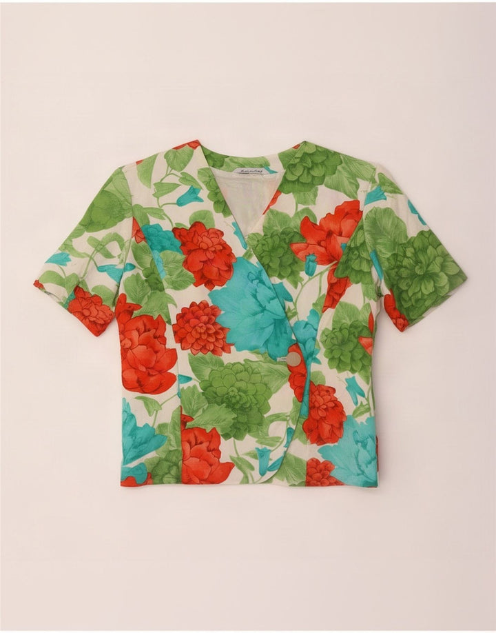 Accento By Marzotto Dame 1-knaps blazerjakke UK 12 Medium Multicoloure