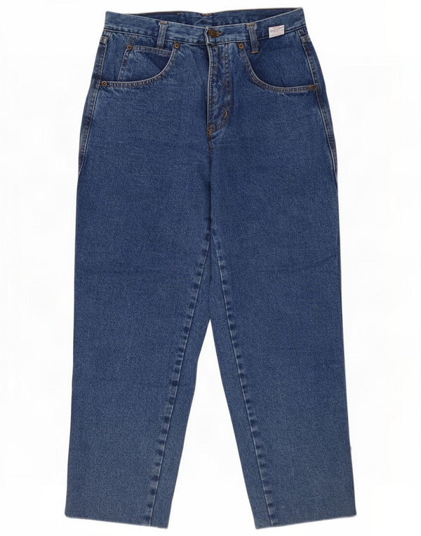 Wild Womens Tapered Jeans W34 L27 Blue Cotton