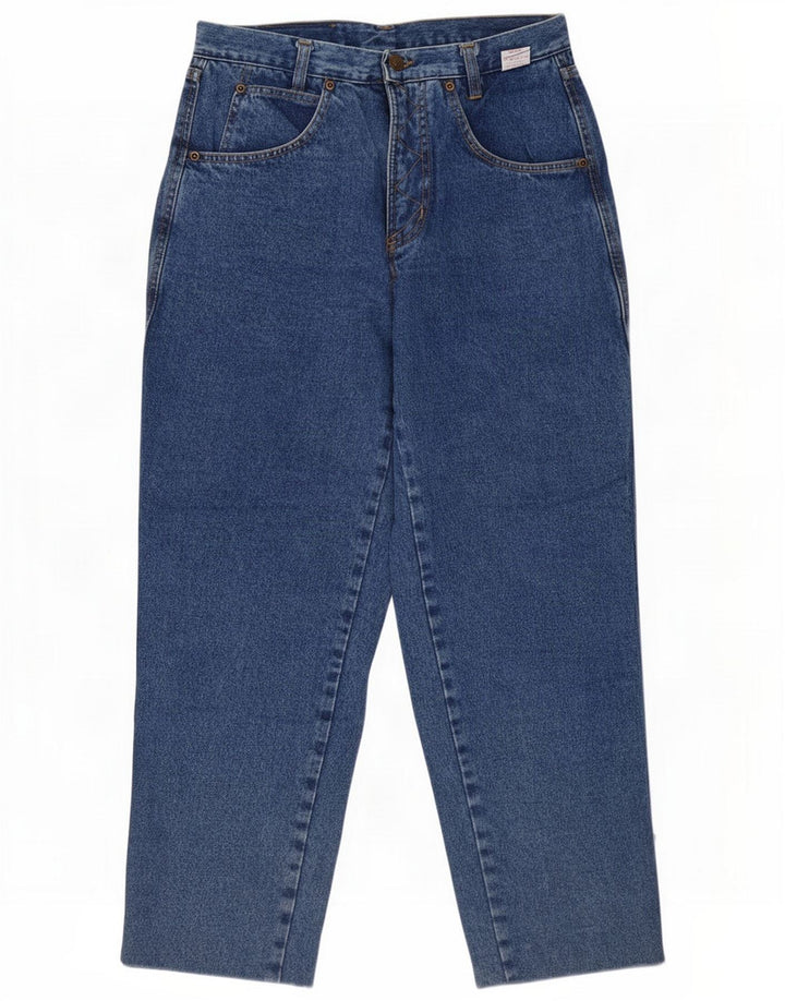 Wild Womens Tapered Jeans W34 L27 Blue Cotton