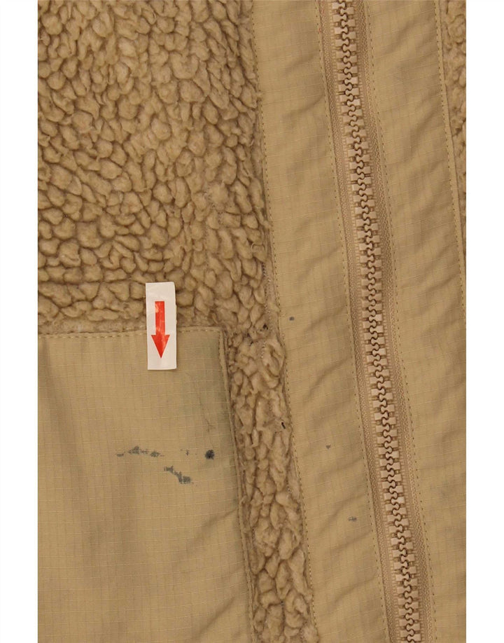Urban Outfitters Fleecejakke til mænd UK 36 Small Beige Polyester