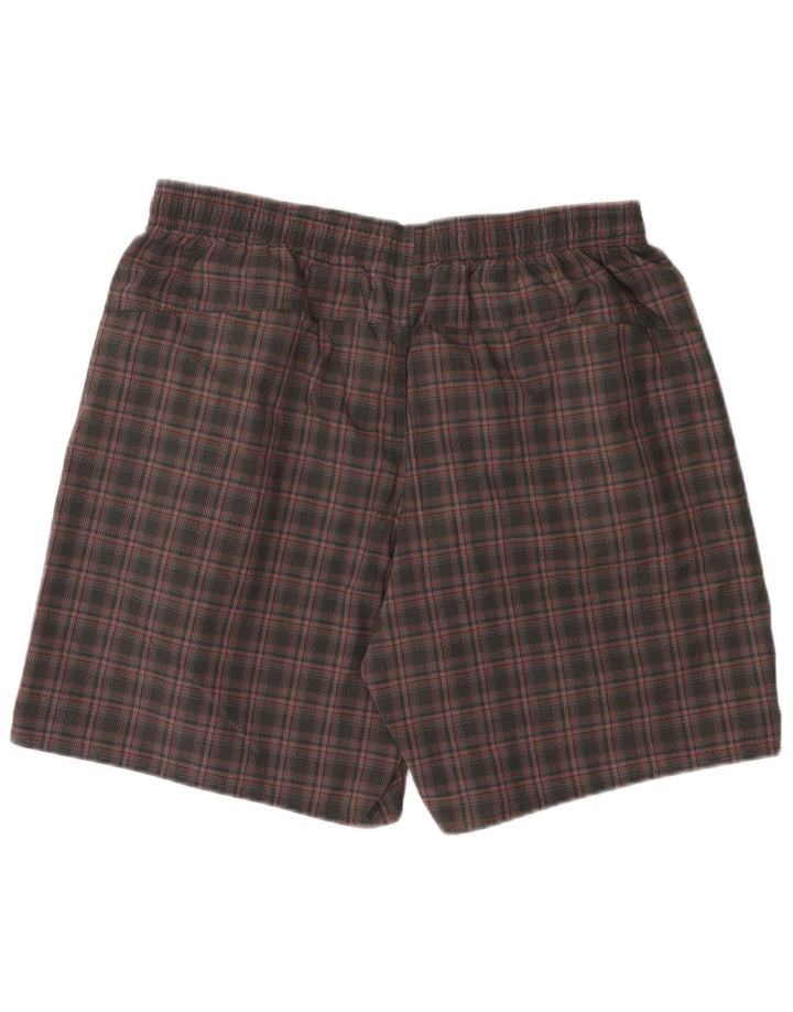 Adidas Sportsshorts til mænd XL Grå ternet polyester