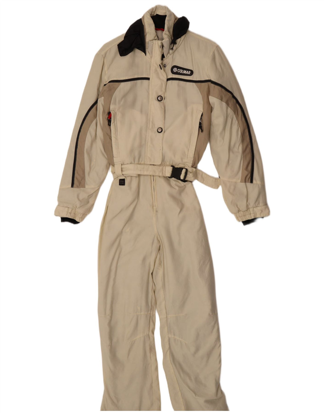 Colmar Dame Ski Jumpsuit IT 42 Small Off White Colourblock Polyamid