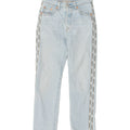 LEVI'S Womens Straight Jeans W23 L26 Blue Cotton Vintage Levi's and Second-Hand Levi's from Messina Hembry 