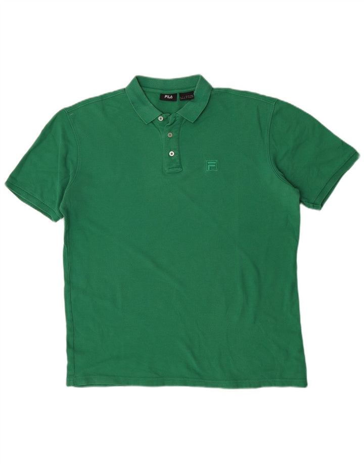 Fila Polo Shirt til mænd XL Grøn Bomuld