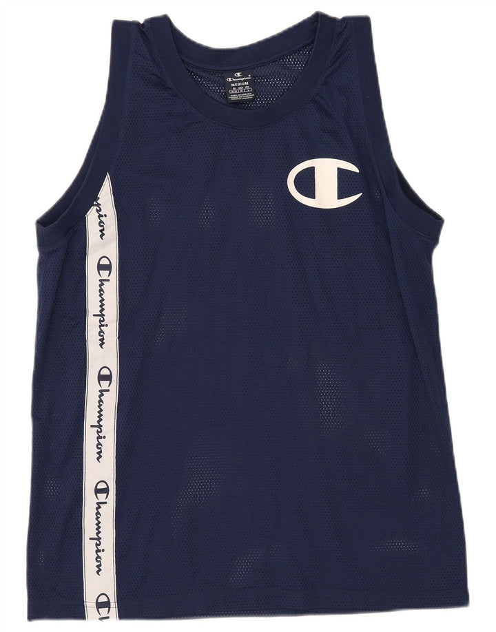 Champion Herretrøje Top Medium Navy Blue Colourblock