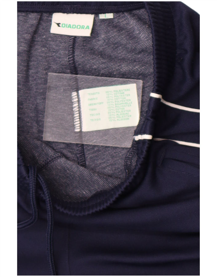 Diadora Herre træningsdragt Bukser Joggers Large Navy Blue Polyester