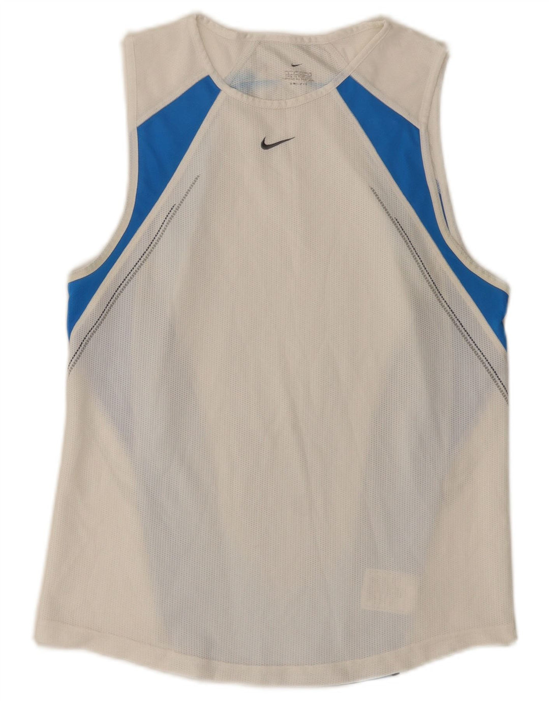 Nike Herre Dri Fit Vest Top Lille hvid Colourblock Polyester