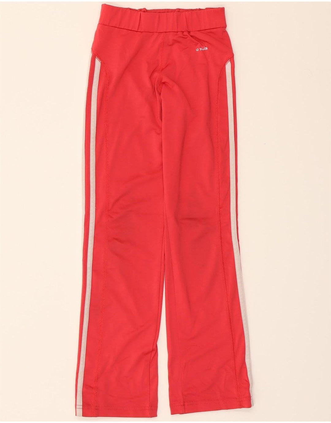 ADIDAS Girls Climalite Tracksuit Trousers 7-8 Years Small  Pink Polyester Vintage Adidas and Second-Hand Adidas from Messina Hembry 