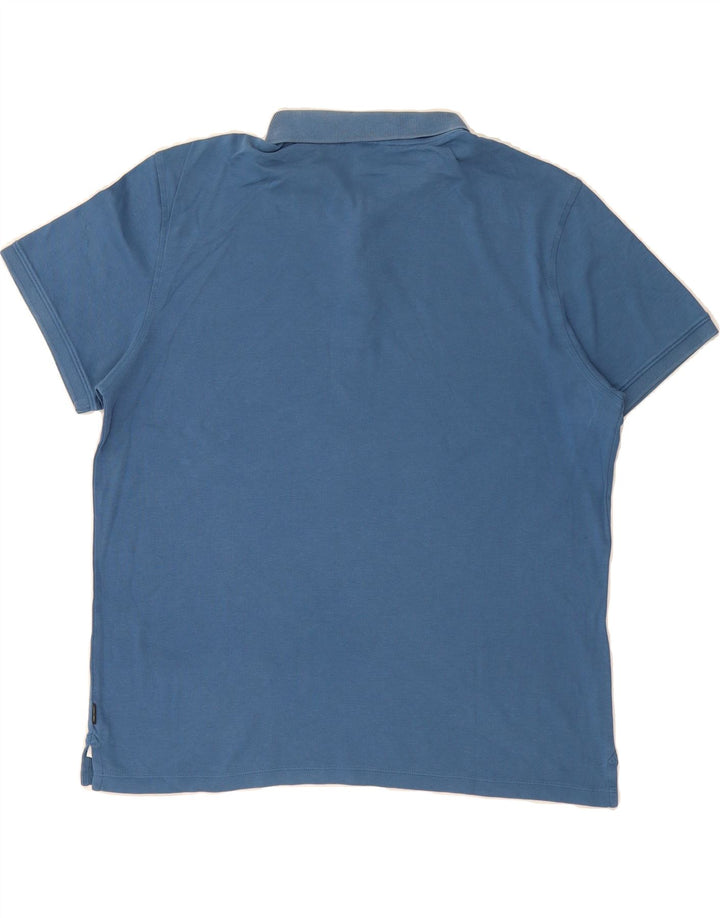 CALVIN KLEIN Mens Polo Shirt Large Blue Cotton Vintage Calvin Klein and Second-Hand Calvin Klein from Messina Hembry 