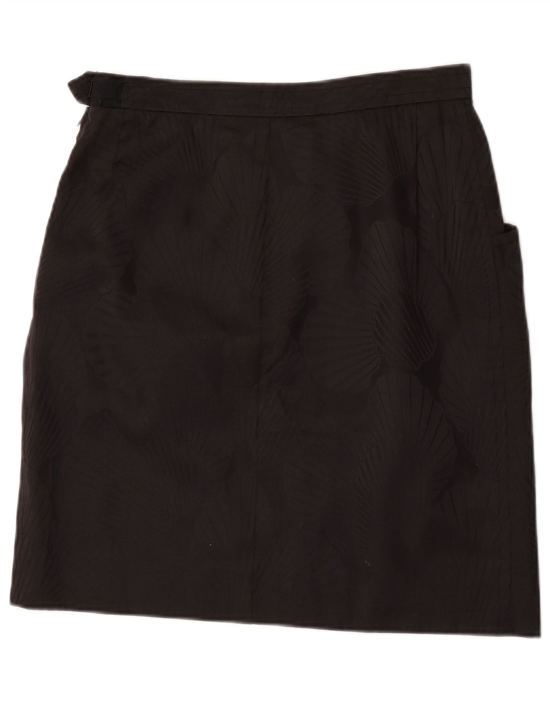 Saint Laurent lige nederdel til kvinder IT 42 Medium W30 Sort blomsterdesigner