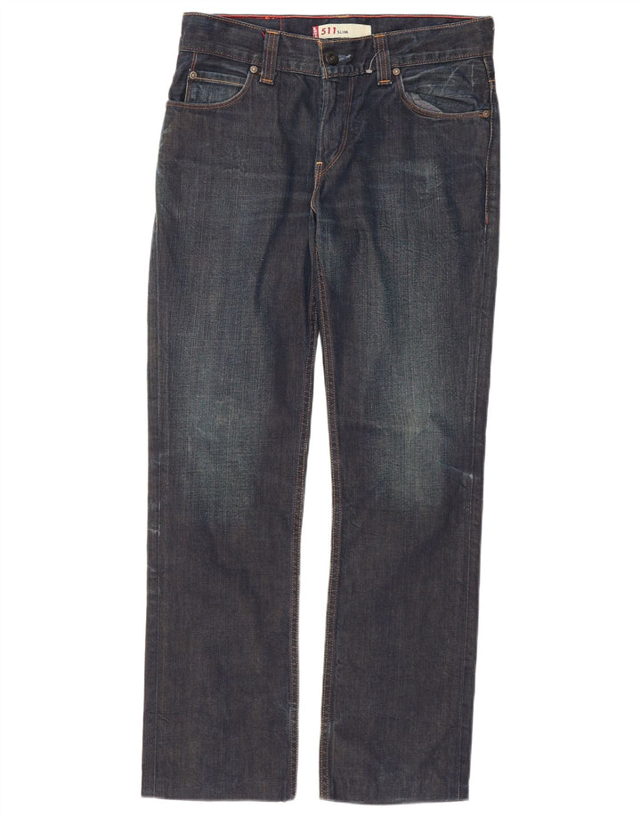 LEVI'S Mens 511 Slim Jeans W33 L30  Blue Cotton