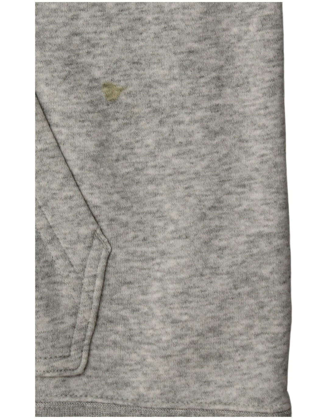 NIKE Womens Oversized Graphic Hoodie Jumper UK 10 Small Grey Flecked