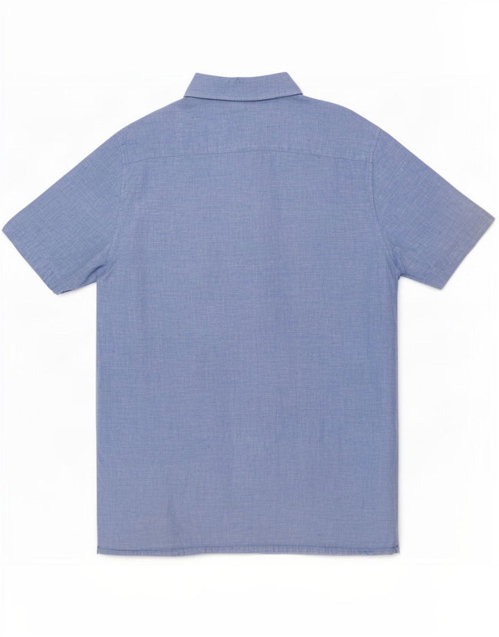 Crew Clothing Herre Kortærmet Pullover XL Blå Linen
