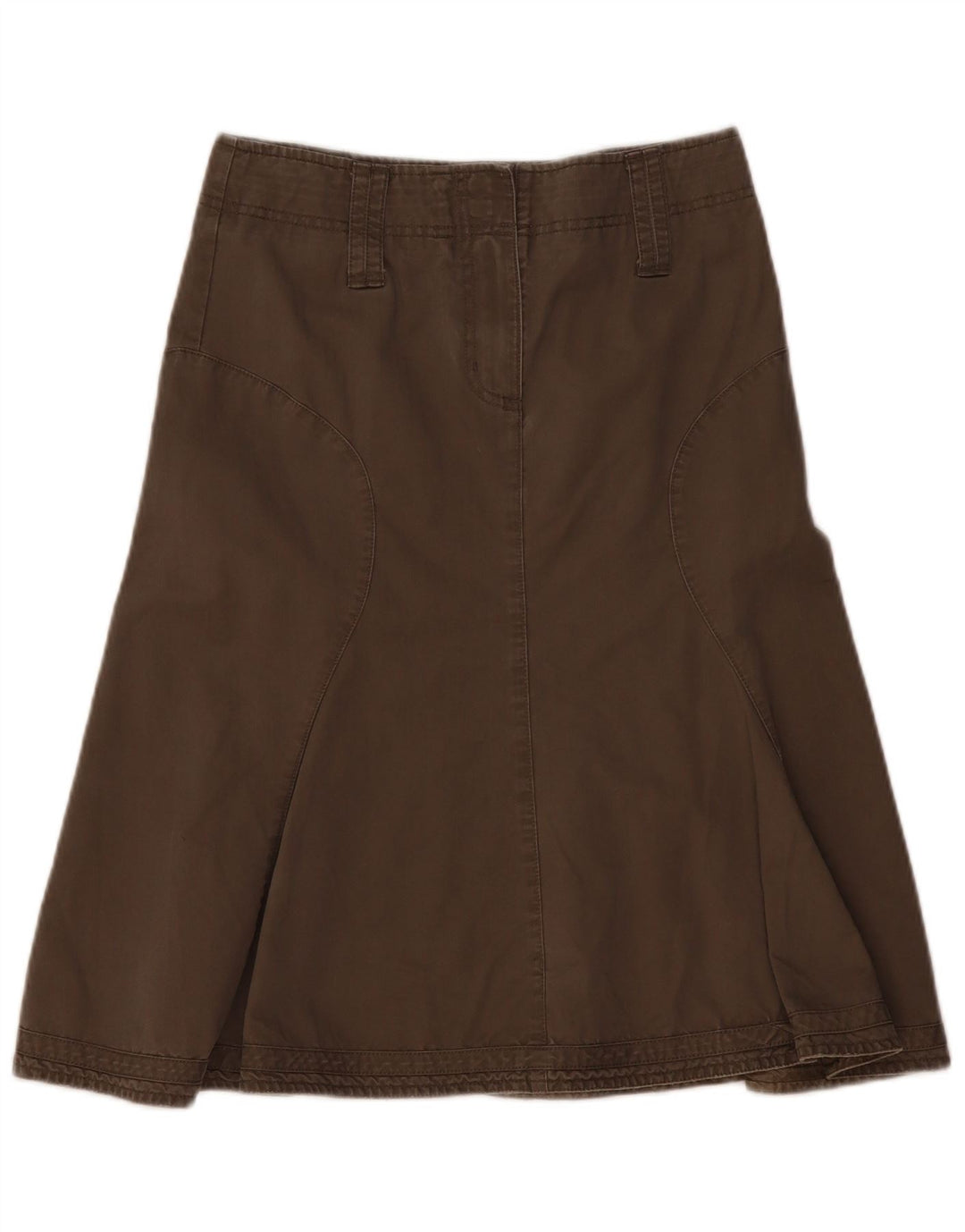 FAT FACE Dame A-Line Nederdel UK 8 Small W30 Khaki