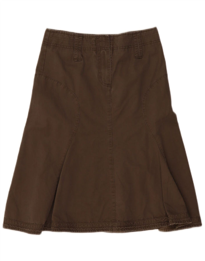 FAT FACE Dame A-Line Nederdel UK 8 Small W30 Khaki