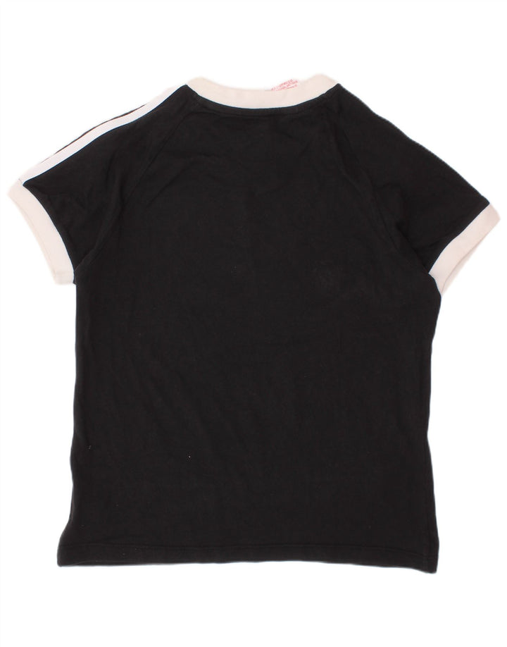 ADIDAS T-shirt til drenge 7-8 år XS Sort bomuld