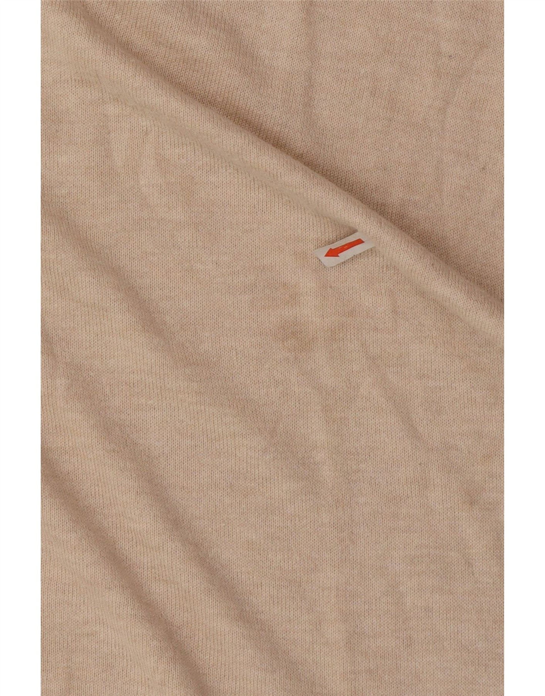 Zara Langærmet Oversized Polo Dress UK 10 Small Beige Polyester