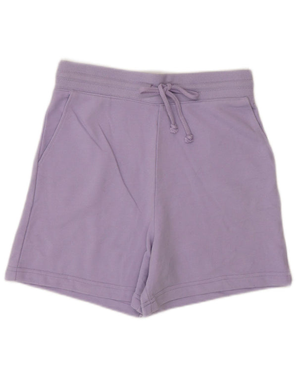 Marks & Spencer Sportsshorts til kvinder UK 8 Small W26 Purple Cotton
