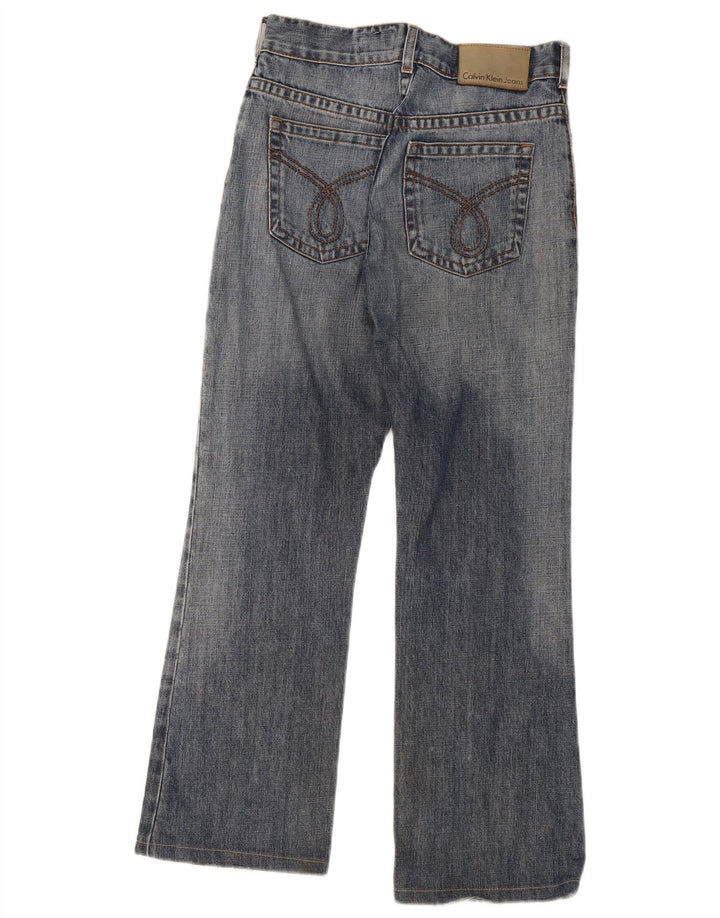 Calvin Klein Dame Bootcut Jeans W27 L27 Blå Bomuld