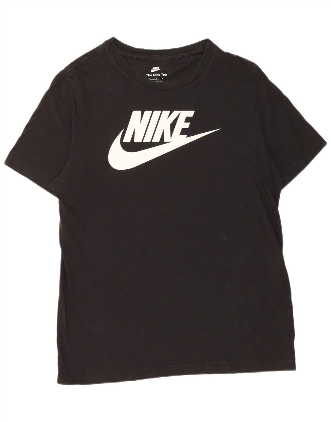 Nike grafisk T-shirt top til mænd, stor sort bomuld