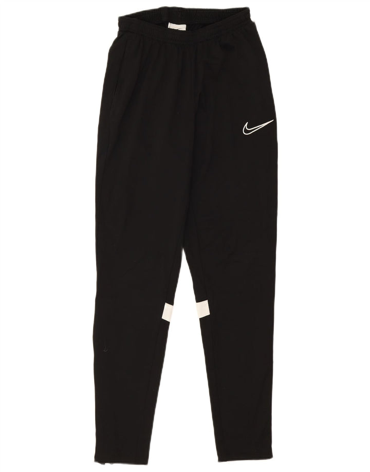 Nike Herre Dri Fit træningsdragt Bukser Small Black Colourblock Polyester