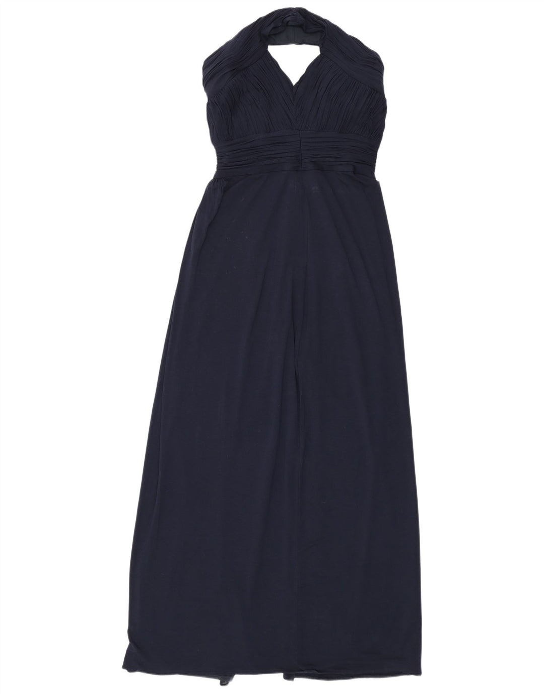 Coast Dame Maxi Halter Dress UK 12 Medium Navy Blue