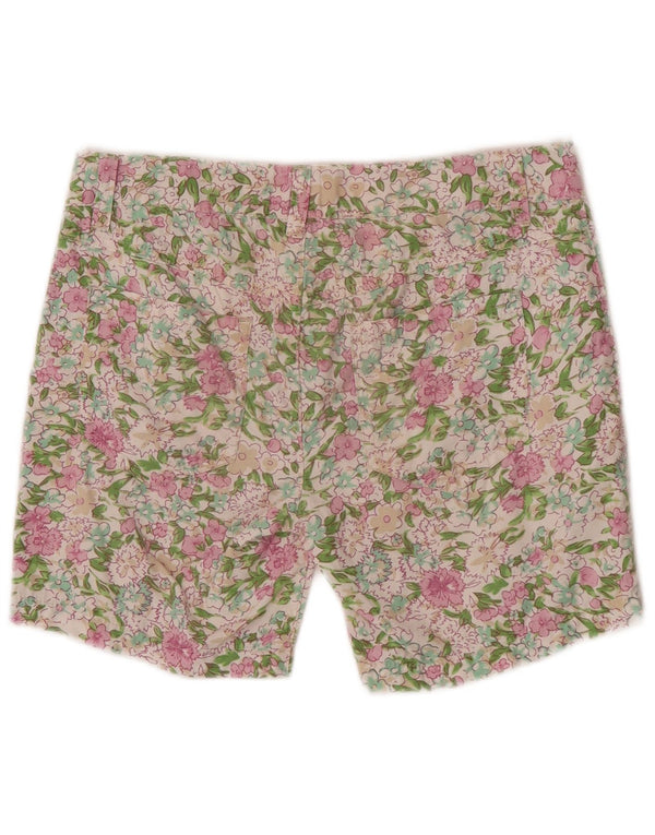 Benetton Girls Casual Shorts 11-12 år 2XL W29 Flerfarvet blomster