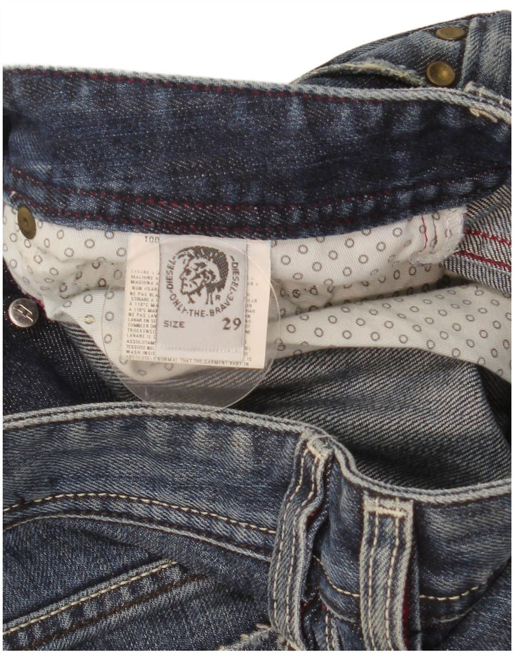 Diesel Straight Jeans til mænd W29 L32 Blå Bomuld