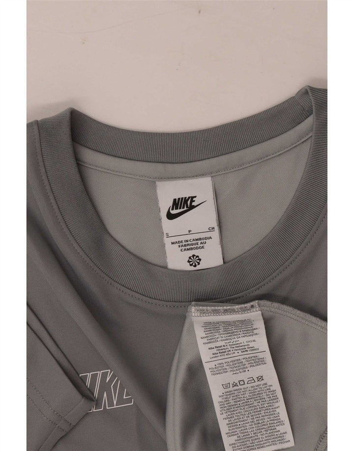 Nike Herre grafisk T-shirt Top Lille grå Colourblock Polyester