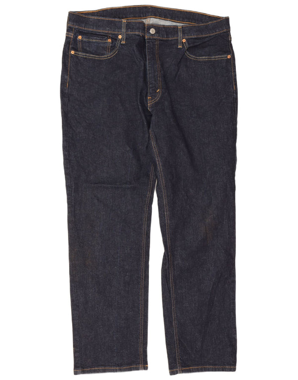 Levi's herre 541 lige jeans W38 L32 marineblå bomuld