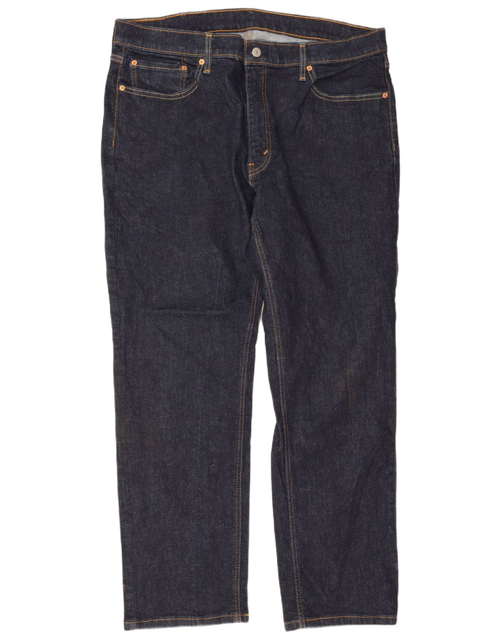 Levi's herre 541 lige jeans W38 L32 marineblå bomuld