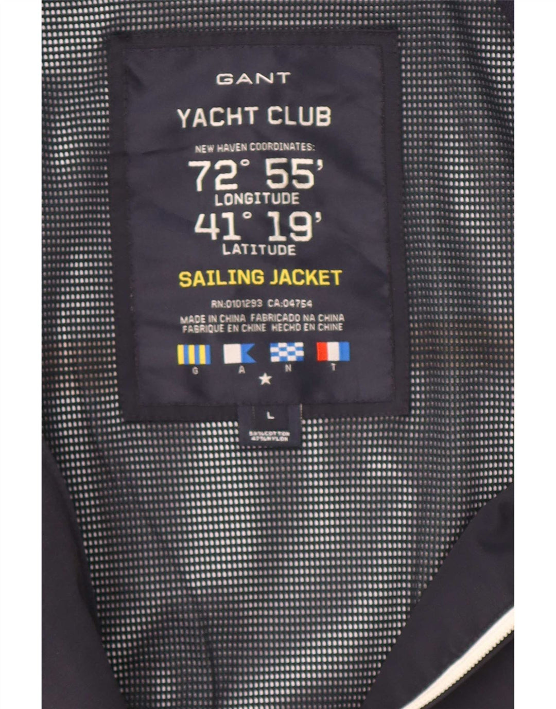 Gant Bomberjakke til mænd UK 40 Large Navy Blue