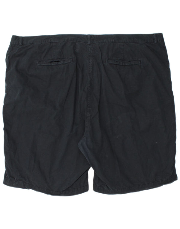 Marks & Spencer Chino-shorts til kvinder UK 24 4XL W48 Marineblå Bomuld