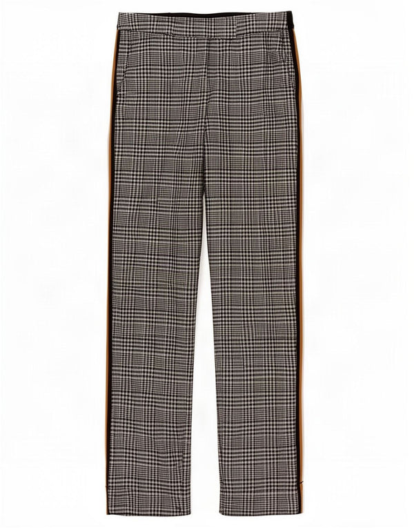 Marks & Spencer Womens Suit Trousers UK 12 Medium W30 L26 Black Plaid