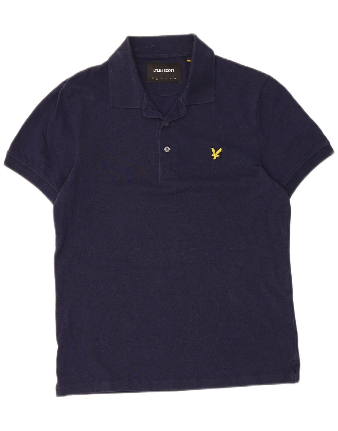 Lyle & Scott herre poloskjorte lille marineblå bomuld