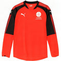 Puma Herre Grafisk Top Langærmet Lille Rød Colourblock Polyester