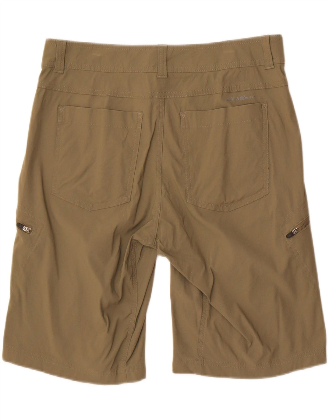 Eddie Bauer Herre Cargo Shorts W34 Large Khaki Nylon