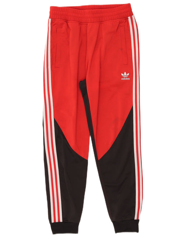 Adidas Træningsdragtsbukser til mænd Small Red Colourblock Polyester