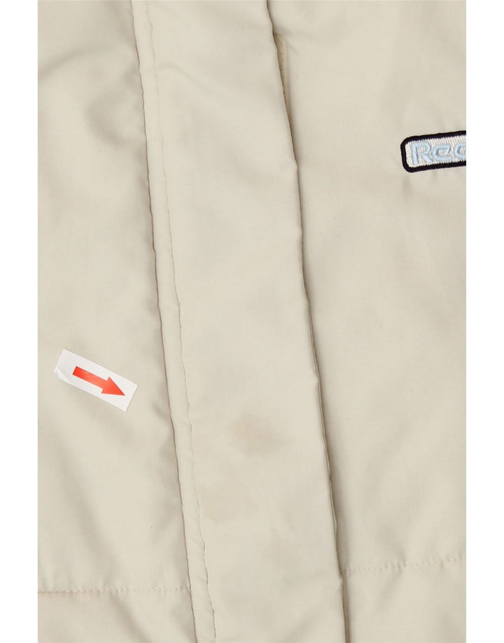 Reebok Womens Polstret Gilet UK 12 Medium Off White Polyester