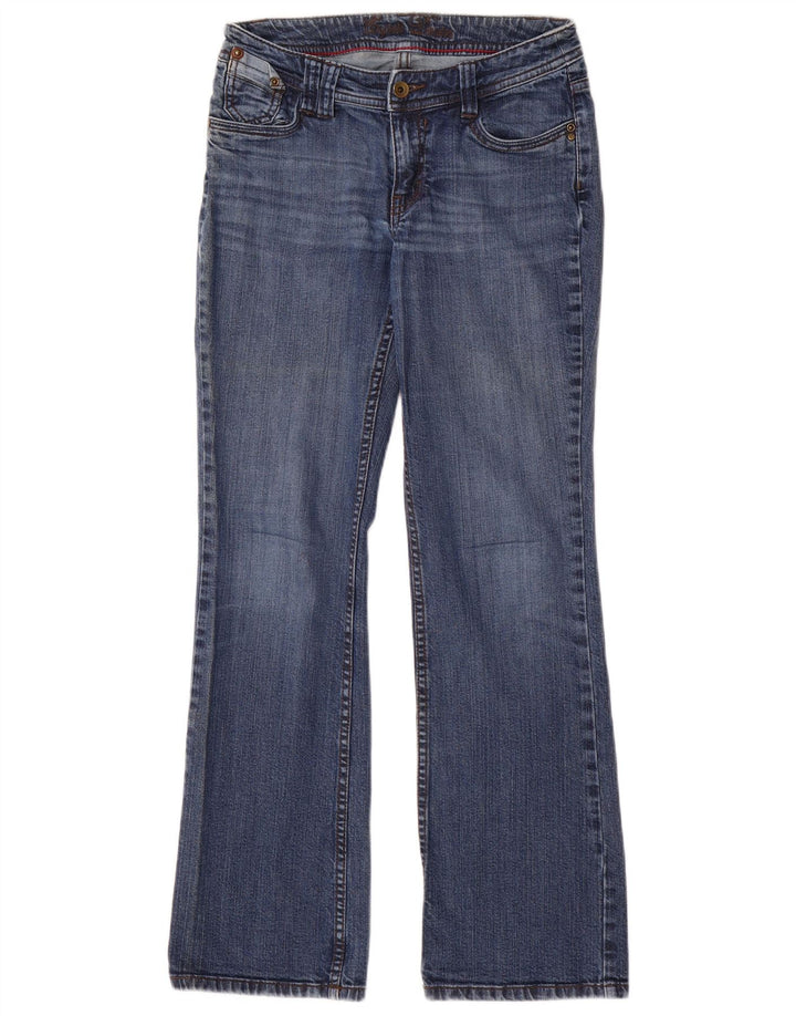 Esprit Dame Bootcut Jeans UK 10 Small W28 L30 Blue Cotton